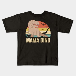 Mom Dino Gift For Mama in Mothers Day Kids T-Shirt